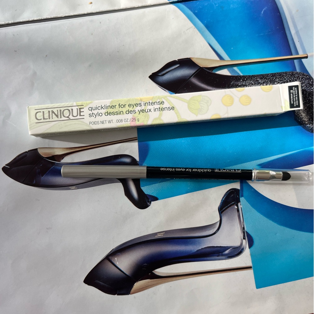 Clinique ~ Quickliner for Eyes Intense ~ #01 Intense Black ~ 0.008 oz~ NIB